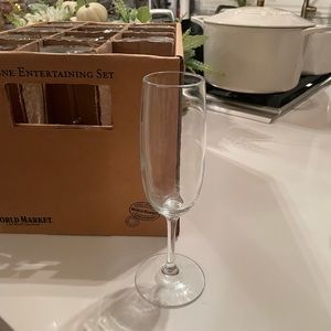 World Market Champagne Flutes